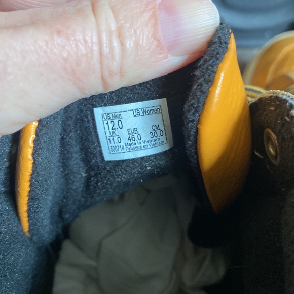 Vans Sk8-Hi MTE 2.0 DX Yellow Black High Top Sneakers MENS SZ 12 - Picture 6 of 7